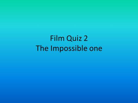 Film Quiz 2 The Impossible one. Who isn't in the Simpsons movie? Press on the person who is not!