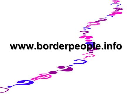 Www.borderpeople.info. North/ South Ministerial Council Aug 2000 Preliminary Study (CCBS) Sept 2000NSMC Plenary Nov 2001 Main Study Nov 2001NSMC Plenary.