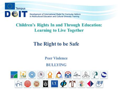 Children’s Rights In and Through Education: Learning to Live Together