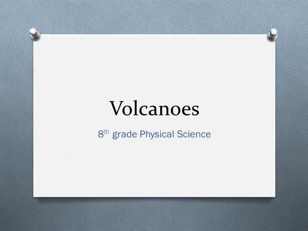 8th grade Physical Science