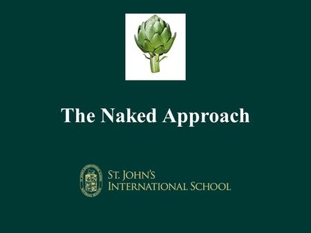 The Naked Approach. Who are we? Flapsy Mapsy Flapsy Mapsy … Under construction.