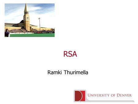 RSA Ramki Thurimella.
