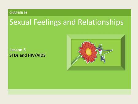 Sexual Feelings and Relationships