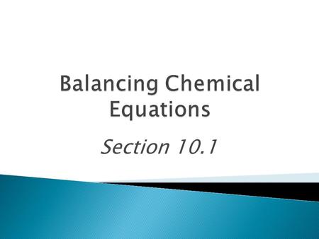 Section 10.1.  Balance skeleton equations  Balance word equations.