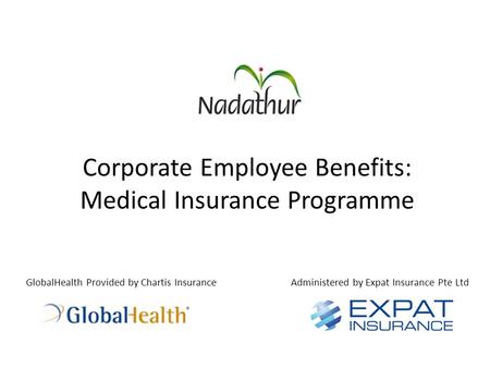 Corporate Employee Benefits: Medical Insurance Programme