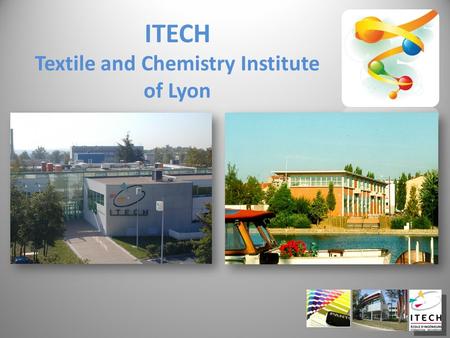 ITECH Textile and Chemistry Institute of Lyon. Chemical Engineering School Polymer Science & Applications Lyon (South-East France)