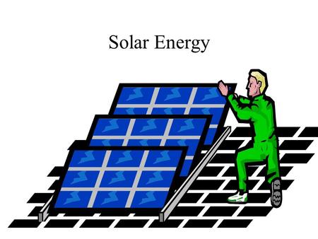 Solar Energy. Solar energy has been an under-achiever Source: U.S. Department of Energy.