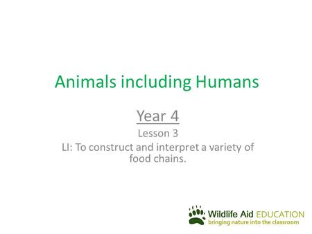 Animals including Humans