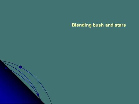 Blending bush and stars. Chris Engelbrecht University of Johannesburg.