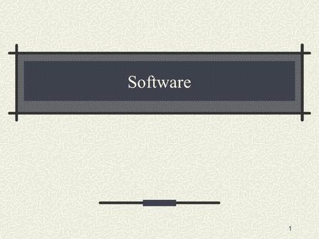 Software 1. Software is divided into parts System software Operating system Utility software Application software 2.