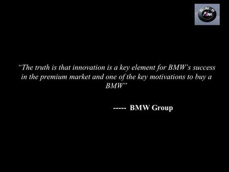 BMW’s Innovation strategies