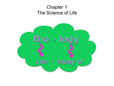 Chapter 1 The Science of Life. I. Themes of Biology A. Cell Structure and Function 1. Unicellular 2. Multicellular 3. Cell differentiation.