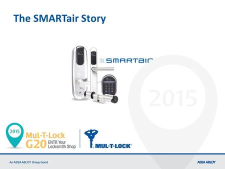 The SMARTair Story 1 This is not a presentation about what SMARTair is… 2 What is SMARTair???