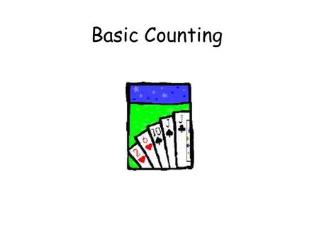 Basic Counting. This Lecture We will study some basic rules for counting. Sum rule, product rule, generalized product rule Permutations, combinations.