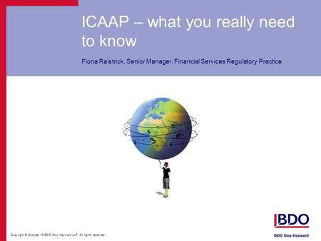 ICAAP – what you really need to know