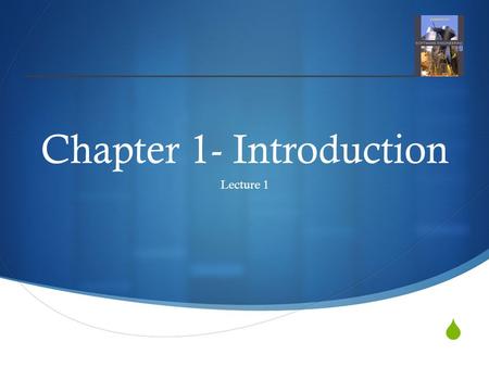 Chapter 1- Introduction