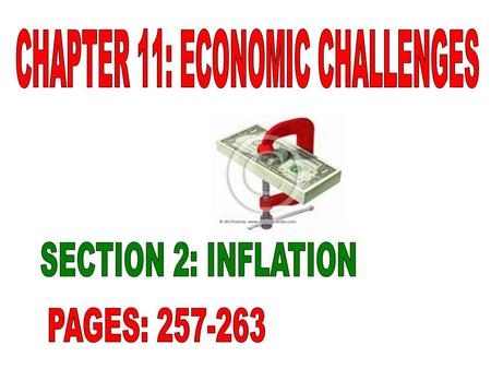 CHAPTER 11: ECONOMIC CHALLENGES