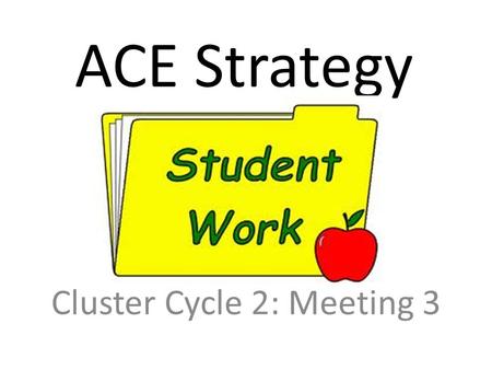 Cluster Cycle 2: Meeting 3