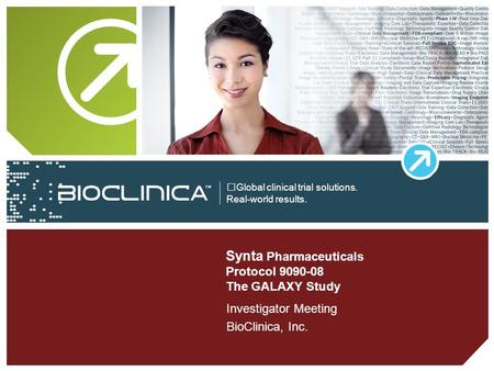 Synta Pharmaceuticals Protocol The GALAXY Study