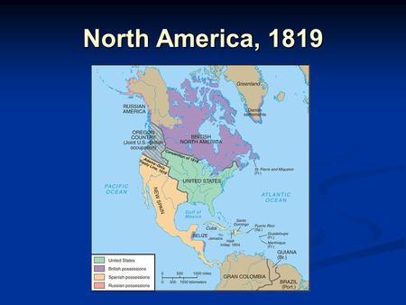 North America, 1819.