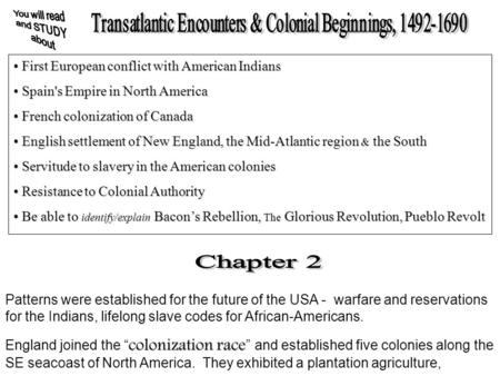 First European conflict with American Indians First European conflict with American Indians Spain's Empire in North America Spain's Empire in North America.