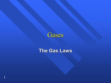 1 Gases The Gas Laws. 2 Properties of Gases n No fixed shape or volume n Molecules are very far apart and in a state of constant rapid motion n Can be.