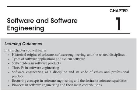 Software Software is omnipresent in the lives of billions of human beings. Software is an important component of the emerging knowledge based service.