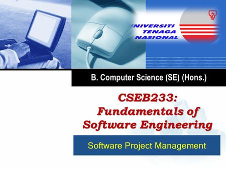 CSEB233: Fundamentals of Software Engineering