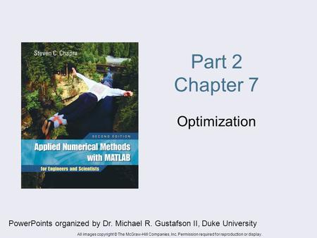 Part 2 Chapter 7 Optimization