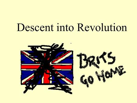 Descent into Revolution. Navigation Acts Acts of Parliament that governed the imperial economic system. Limit free trade. Limit economic actions of the.