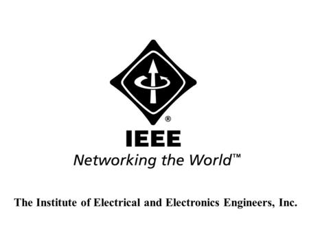 The Institute of Electrical and Electronics Engineers, Inc.
