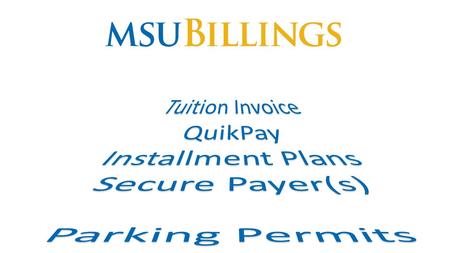 Click on MENU for the options Click MyInfo to access Student Secure Area Course Schedule Etc.