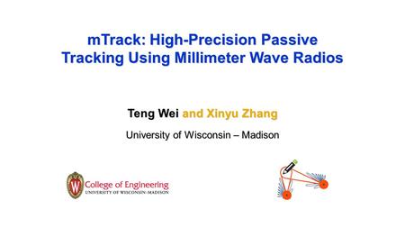 mTrack: High-Precision Passive Tracking Using Millimeter Wave Radios