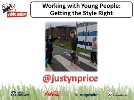 Working with Young People: Getting the Style Right.