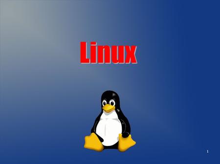 1 Linux. 2 Linux  What? An operating system devised by Linus Torvalds, based upon Unix It comes with a choice of desktop environments  Why? It's FREE!