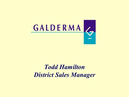 Todd Hamilton District Sales Manager. Innovation  On average it takes scientists, physicians, engineers, and other researchers between 10 and 15 years.