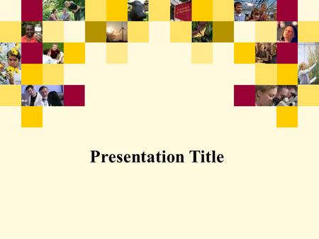 Presentation Title. 2 Example: Section Divider Page Subtext (arial, bold, font size 22)