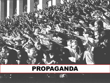 PROPAGANDA. Propaganda What is Propaganda? Created to shape public opinion and behavior Advertises a cause, organization, or movement Simplifies complex.