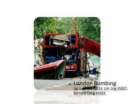 London Bombing. Effects Rapid series of power failures Telephone network is down due to overloading of lines Public transport.