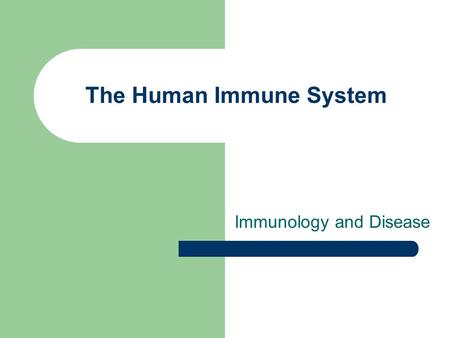 The Human Immune System Immunology and Disease. Basic Definitions Disease: – Types of diseases Hereditary Materials in Environment Pathogen induced Pathogens: