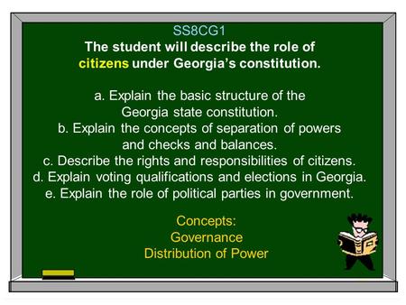 Concepts: Governance Distribution of Power