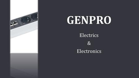 GENPRO Electrics & Electronics. . Switch Mode Power Supply-Output : 100A / 60 V-6KW GENPRO Electrics & Electronics.
