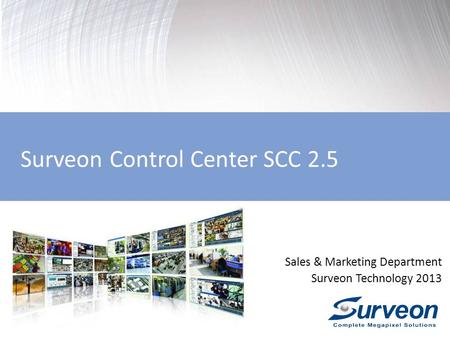 Surveon Control Center SCC 2.5