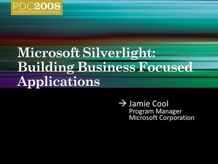  Jamie Cool Program Manager Microsoft Corporation.
