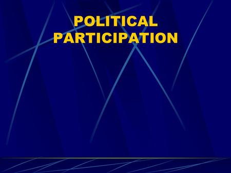 POLITICAL PARTICIPATION. Gladiatorial Activities Holding public and party office Being a candidate for office Soliciting political funds Attending a caucus.