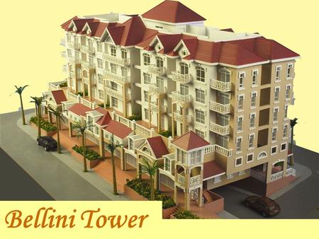 Bellini Tower. - Mixed commercial (ground floor) and residential tower - Proximity to the Commercial Center, featuring retail outlets and establishments.