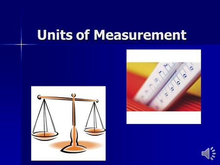 Units of Measurement Understanding Units Does anyone know what the high temperature is going to be today? What unit of measure do we commonly use for.