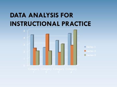 DATA ANALYSIS FOR INSTRUCTIONAL PRACTICE. Learning Targets for Session  Identify Strategies to monitor individual student progress  Identify Strategies.