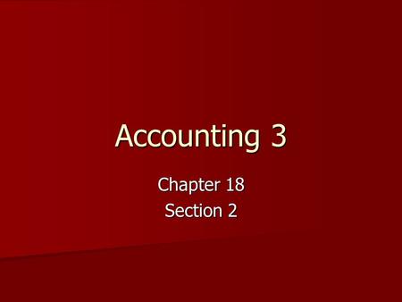 Accounting 3 Chapter 18 Section 2. Cash Payments Journal This is a journal used only to record cash payment transactions. (If it is not a check, is does.