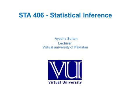 STA Statistical Inference